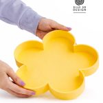 سینی طرح گل در دو سایز