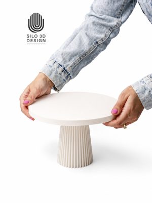استند کیک ساده با پایه شیاردار